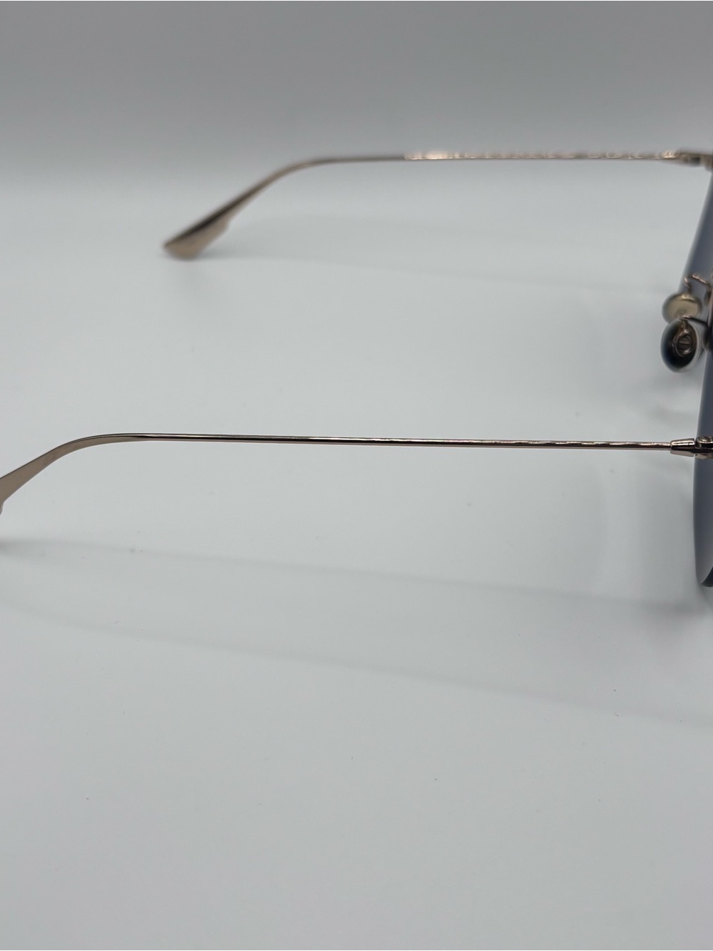 Christian Dior Sunglasses NEEDS SCREW Gold Blue Made In Italy - Picture 4 of 16